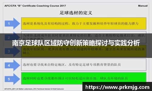 南京足球队区域防守创新策略探讨与实践分析